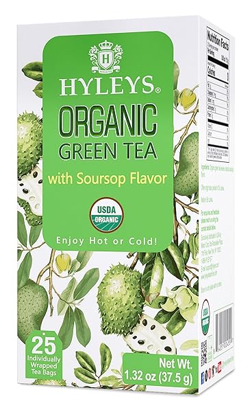 HYLEYS ORGANIC GREEN TEA SOURSOP FLAVOR – 25...