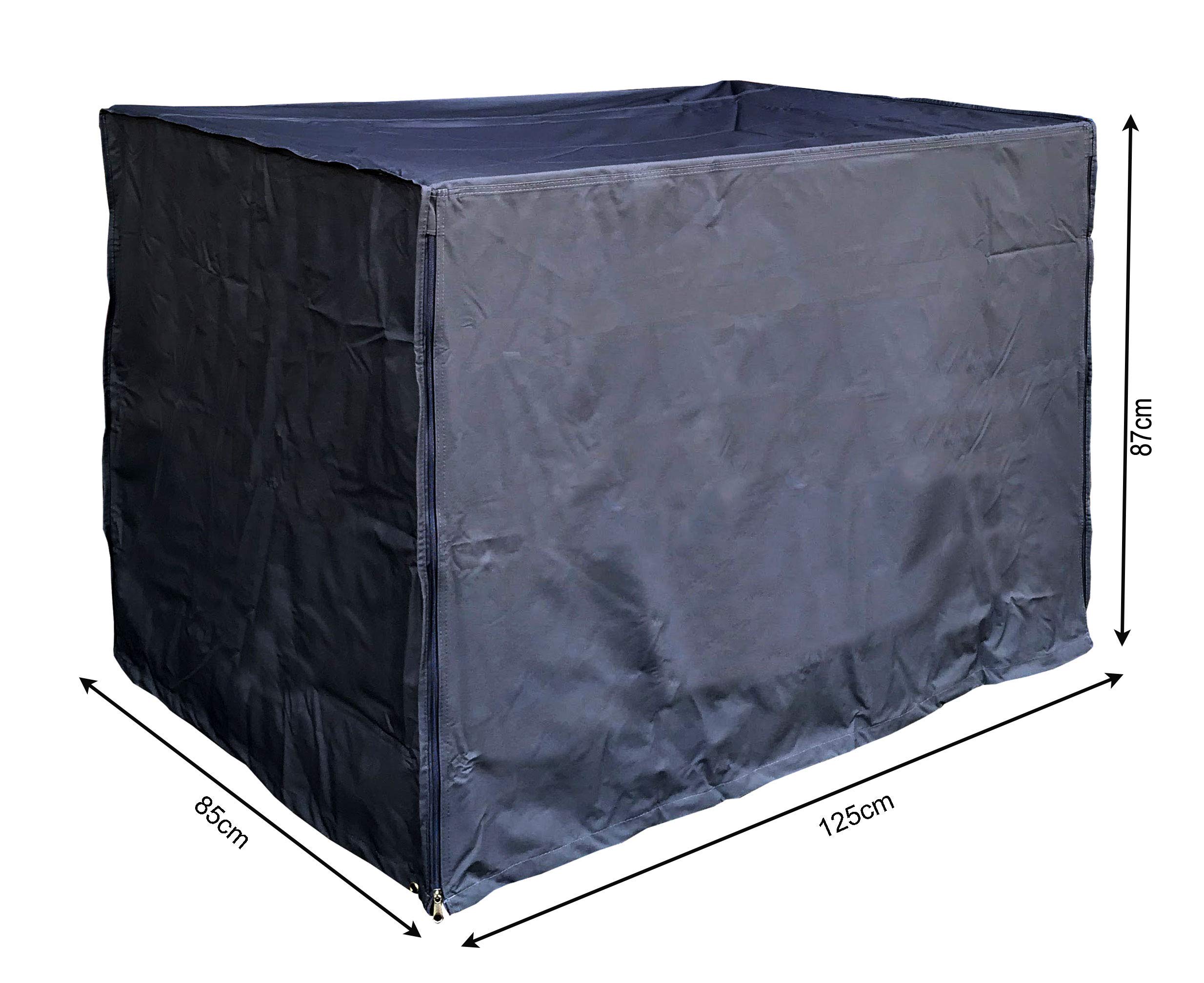 Quick-Star Mesh Box Cover 125 x 85 x 95 cm Black