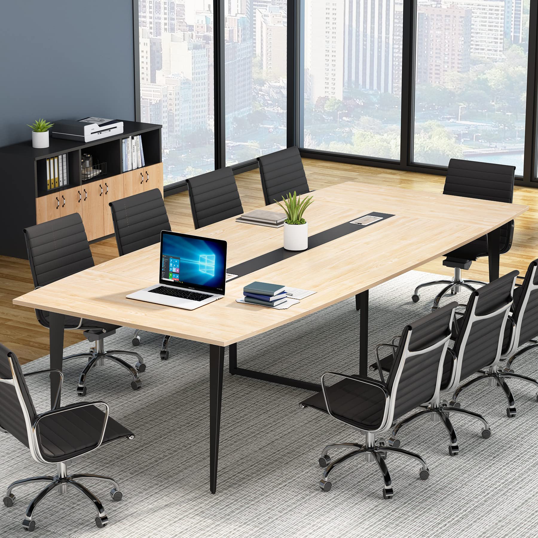 Tribesigns 8FT Conference Table, 94.48L x 47.24W x