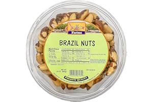 Brazil Nuts | Whole Raw | Non-GMO | Premium Quality | Bulk Value Size 24 Oz (1.5 Lb.)
