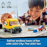 LEGO City The Van Toy 60500 Delivery Truck Model with 2 Minifigs view 2