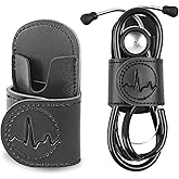 QIELIZI Stethoscope Holder Hip Clip.Night Shift Nurse Essentials Organizer,3M Littmann Stethoscope Belt Clip for Scrubs, Nurs