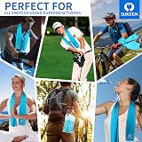 Sukeen Cooling Towel 40x12in Soft Breathable Neck Head Yoga Golf Gym view 7