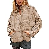 Xiaoxuemeng Womens Quilted Puffer Jacket Zip Up Lightweight Padded Coat Outwear with Pockets