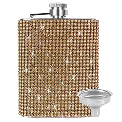 INSTOME Diamond Hip Flask,Flasks for Liquor for