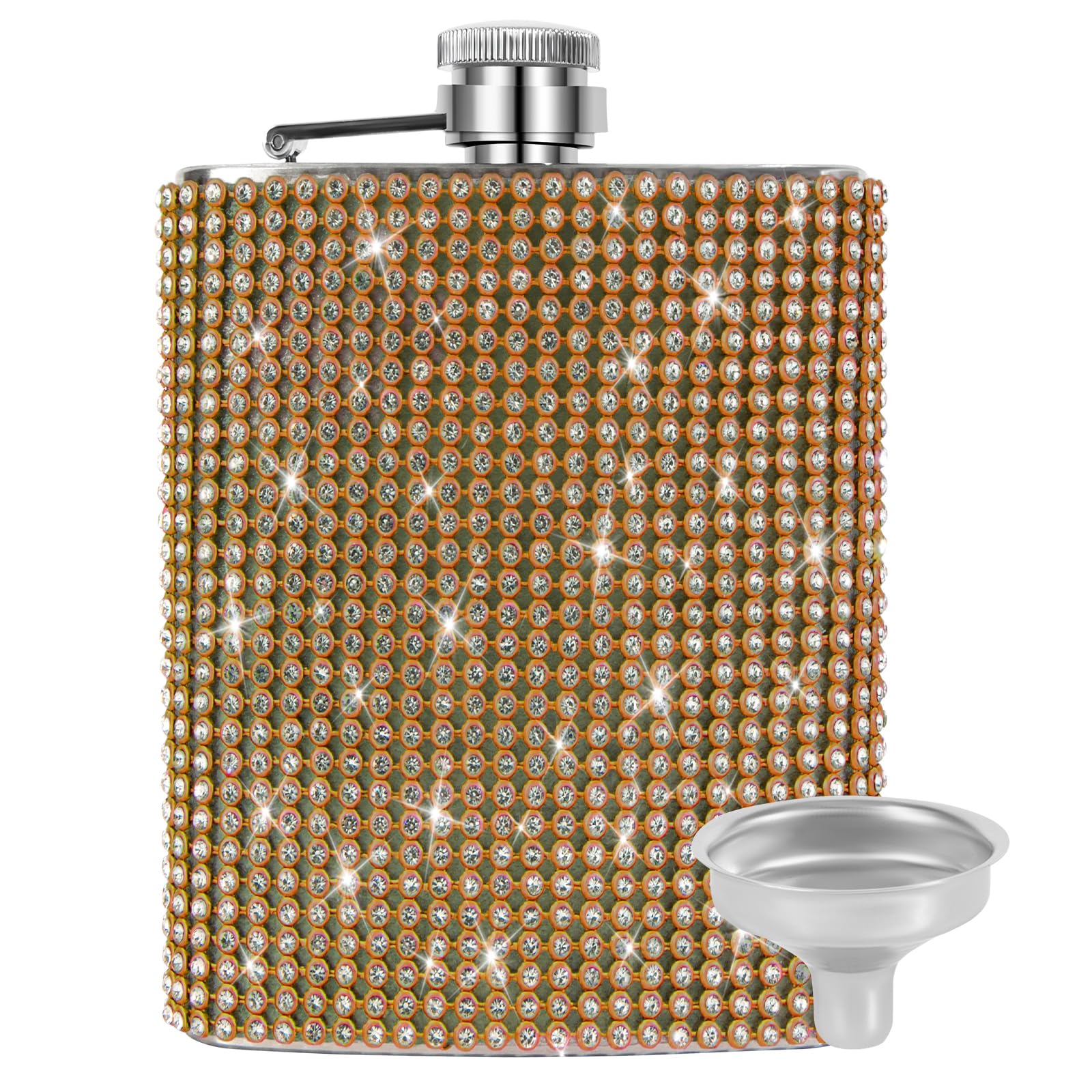 INSTOME Diamond Hip Flask,Flasks for Liquor for