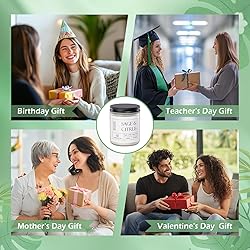 Sage &Citrus Scented Candles, Aromatherapy Jar