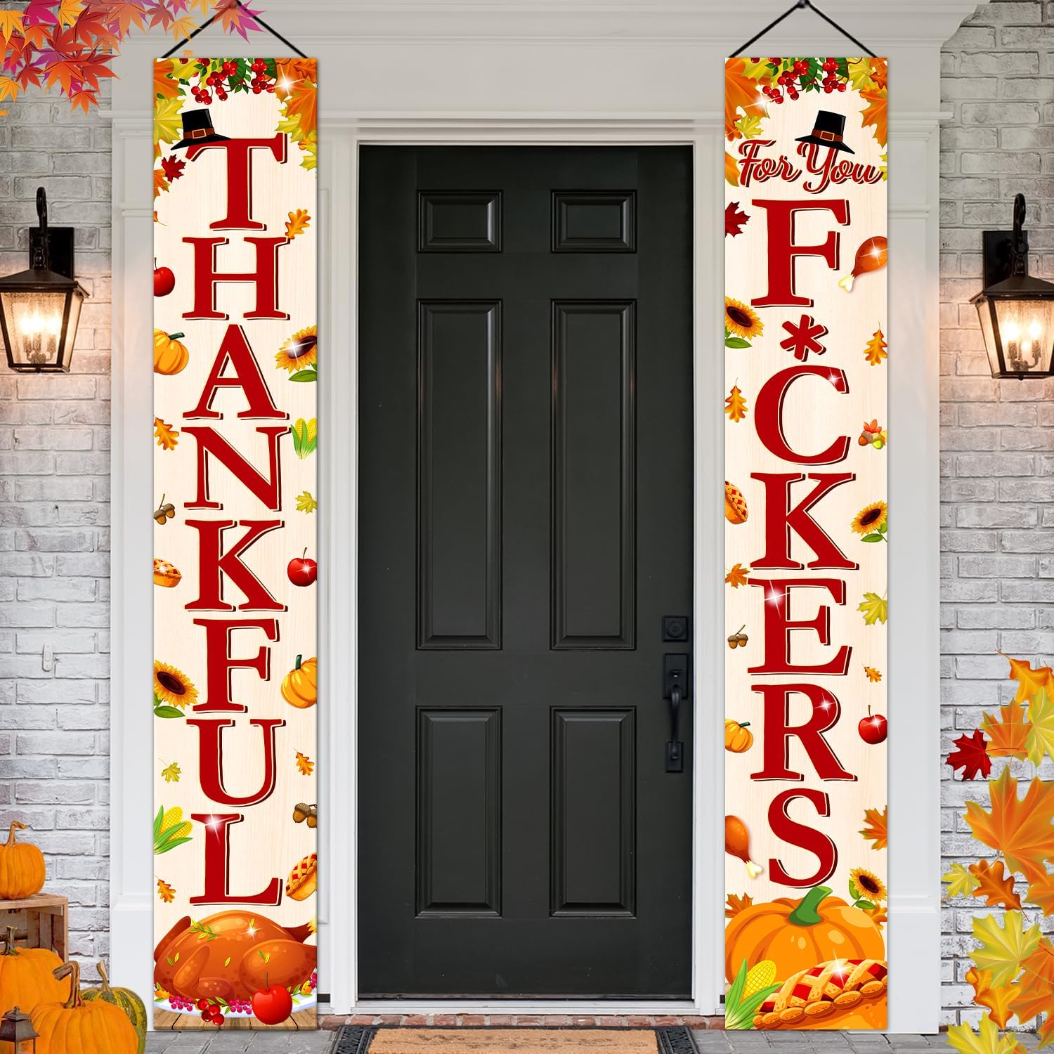Yard Signs - Friendsgiving Banner Porch Sign, 71