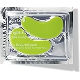 100% PURE Bright Eyes Masks Under Eye Skincare Wrinkle Smoothing Replenishment Diminish Dark Circles, Puffiness - Hydrating &
