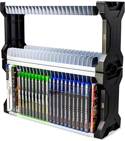 ADZ Universal Game Holder 46 Disc Tower Rack for PS2 PS3 PS4 PS5 PSP Xbox Wii