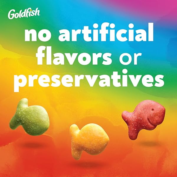 GOLDFISH COLORS CHEDDAR CHEESE CRACKERS, 27.3 OZ CARTON