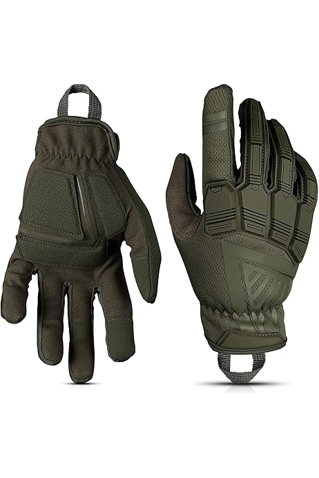 Amazon.com : CRUSEA Leather Gloves Tactical Military Police Army Combat  Shooting Cut Resistant Waterproof Winter Protection Gloves Men Women (M) :  Sports u0026 Outdoors