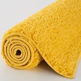 THE RUGS Living Room Rug Shaggy Soft 30 mm 120x170 Yellow view 4