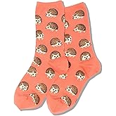Hot Sox Women's Novelty Geometric Pattern Crew