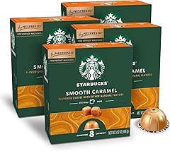Starbucks by Nespresso Vertuo,Caramel Flavored Coffee, 32-count Coffee Pods, Brews 7.8 oz.