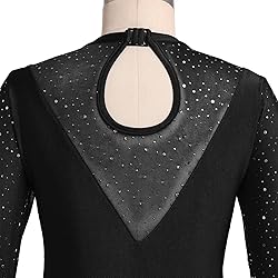 AFAVOM Sequin Figure Skating Dress for Women Girls