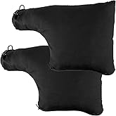 NEMTMCUA Black Dust Collection Bag with Zipper Premium Sawdust Collecting Cloth Bag for Miter Saw, Tank Belt Sander, Edge Pla