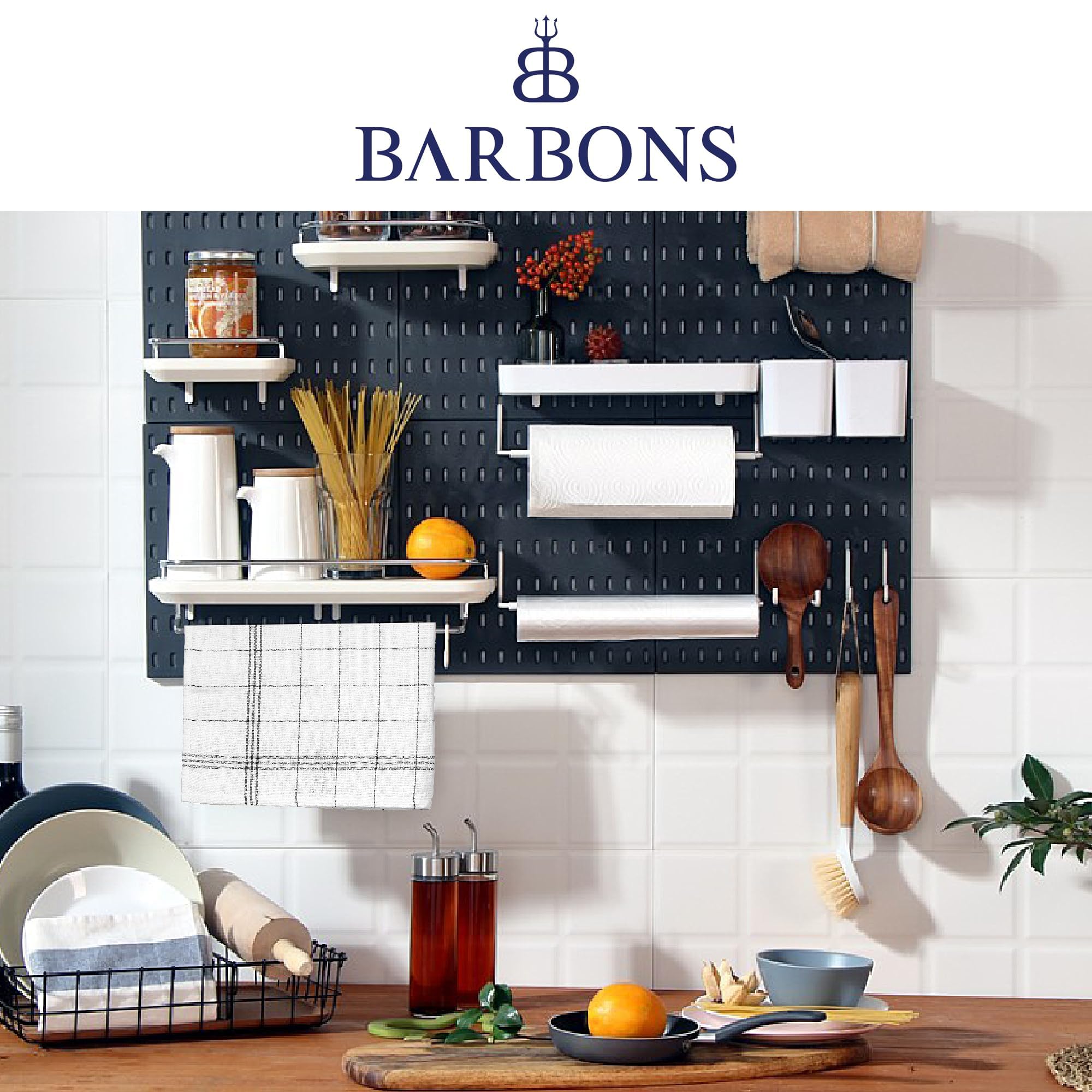 BARBONS 10er Set Geschirrtücher Baumwolle 50x70 cm – Extrem Saugstark Oeko-TEX Zertifiziert Trockentücher für Küche Küchenhandtücher Küchentücher Geschirrhandtücher Waschbar bis 90 C - Schwarz 4