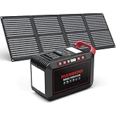 MARBERO 237Wh Solar Generator with Solar Panel Included Portable Power Station 300W Pure Sine Wave with Foldable Solar Panel