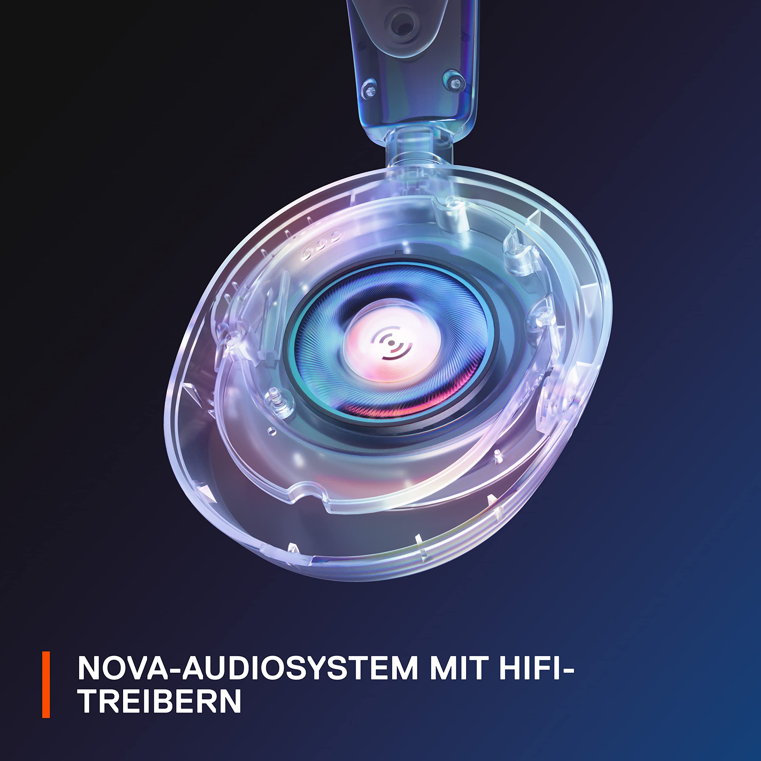 SteelSeries Arctis Nova 1 - Multi-System Gaming-Headset – Hi-Fi-Treiber – 360° Surround-Sound – AirWeave Memory Foam-Ohrpolster – Mikrofon mit Geräuschunterdrückung – PC, PS5, Xbox -Schwarz 6