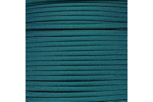 PARACORD PLANET 10 20 25 50 100 Foot Hanks and 250 1000 Foot Spools of Parachute 550 Cord Type III 7 Strand Paracord (Teal 100 Feet)