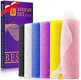 UJFQBH 6 Pieces African Bath Sponge African Net