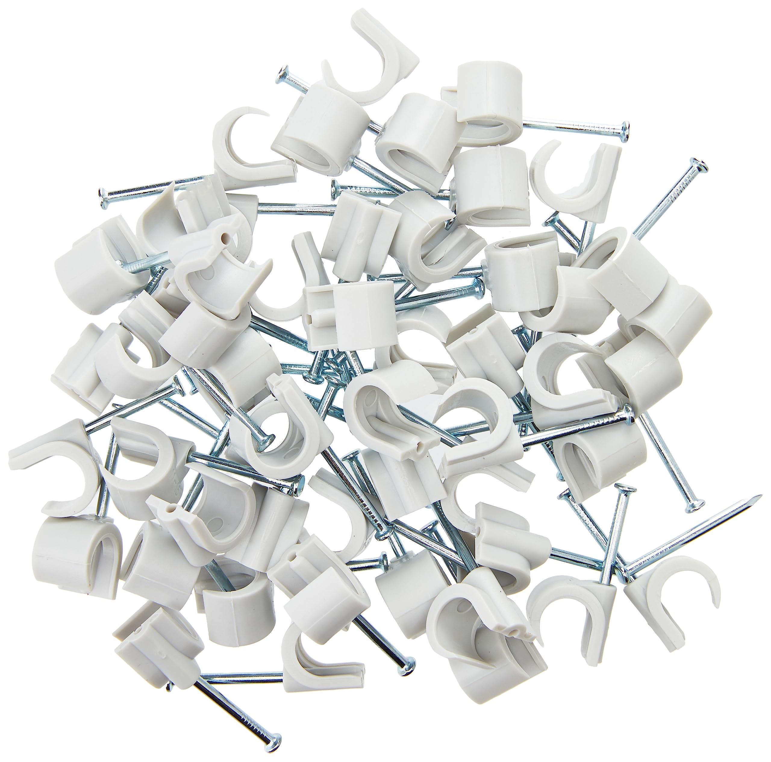 Kopp 347804088 Insulation Clamps 10-14 mm with Pins 30 mm Pack of 50 Grey