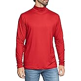 STRETCH IS COMFORT Men’s Oh So Soft Mock Neck Long Sleeve Shirt Perfect for Casual Wear, Stylish, Classic Fit | Small-5X