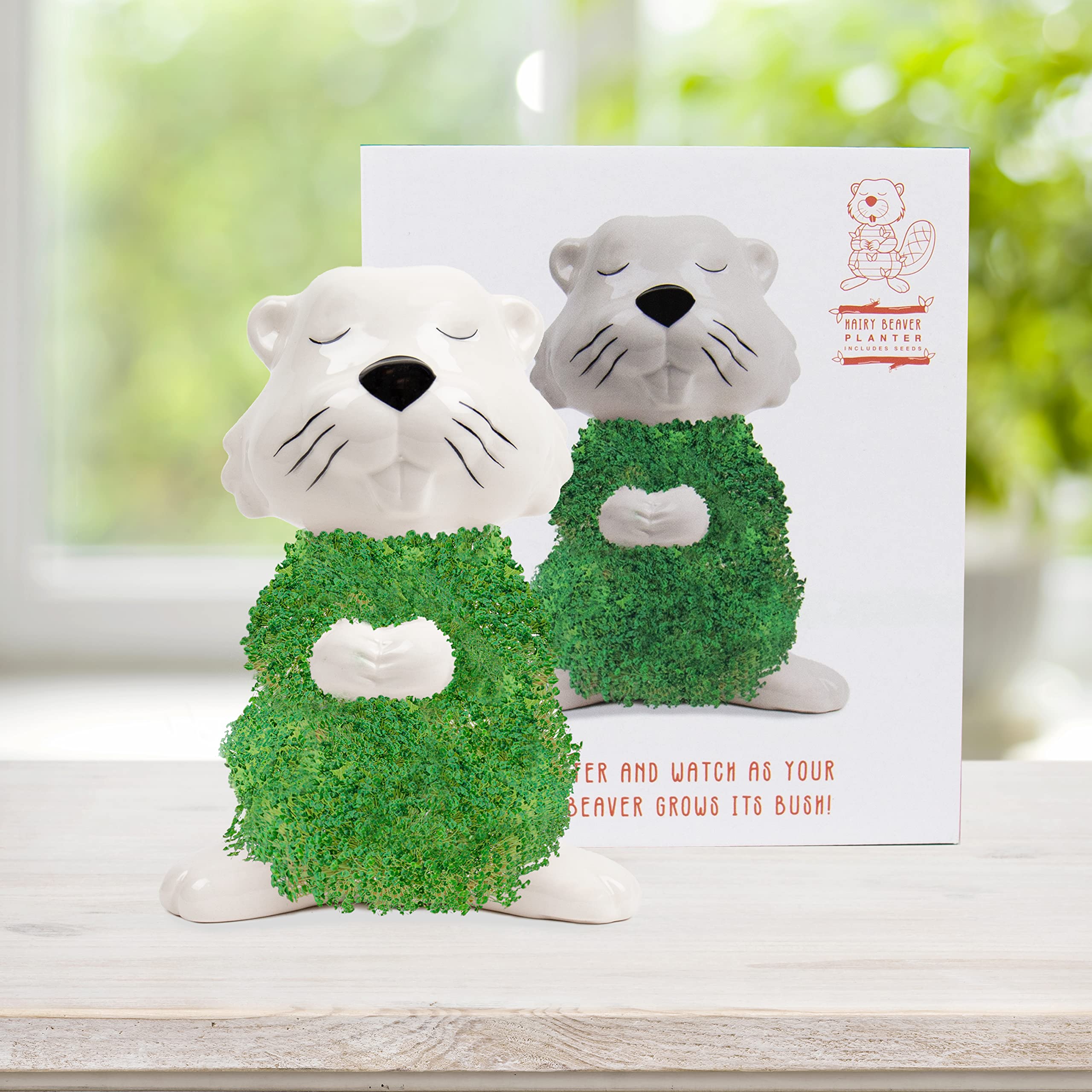 Gift Republic Beaver Planter, Ceramic, None, One-Size