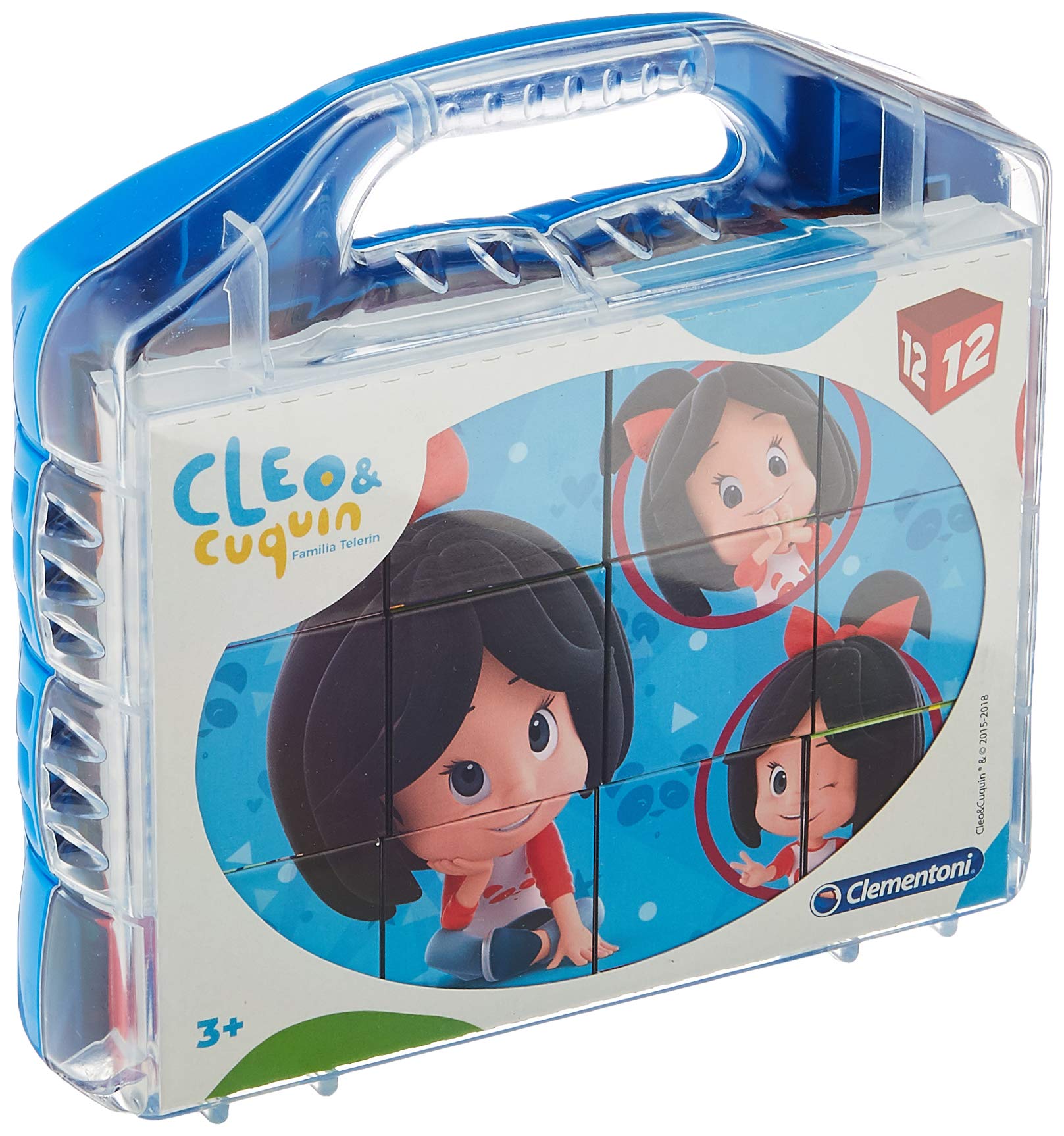 Clementoni- 12 Cubes Cleo Cuquin Case (55266.5)