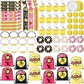 Knitgrip 72 Pcs Softball Party Favor Softball Team Gifts Bulk Softball Accessories Softball Goodie Bags Include Mirrors, Drawstring Bags, Tassel Keychains, Hairbands, Bracelets, Bands