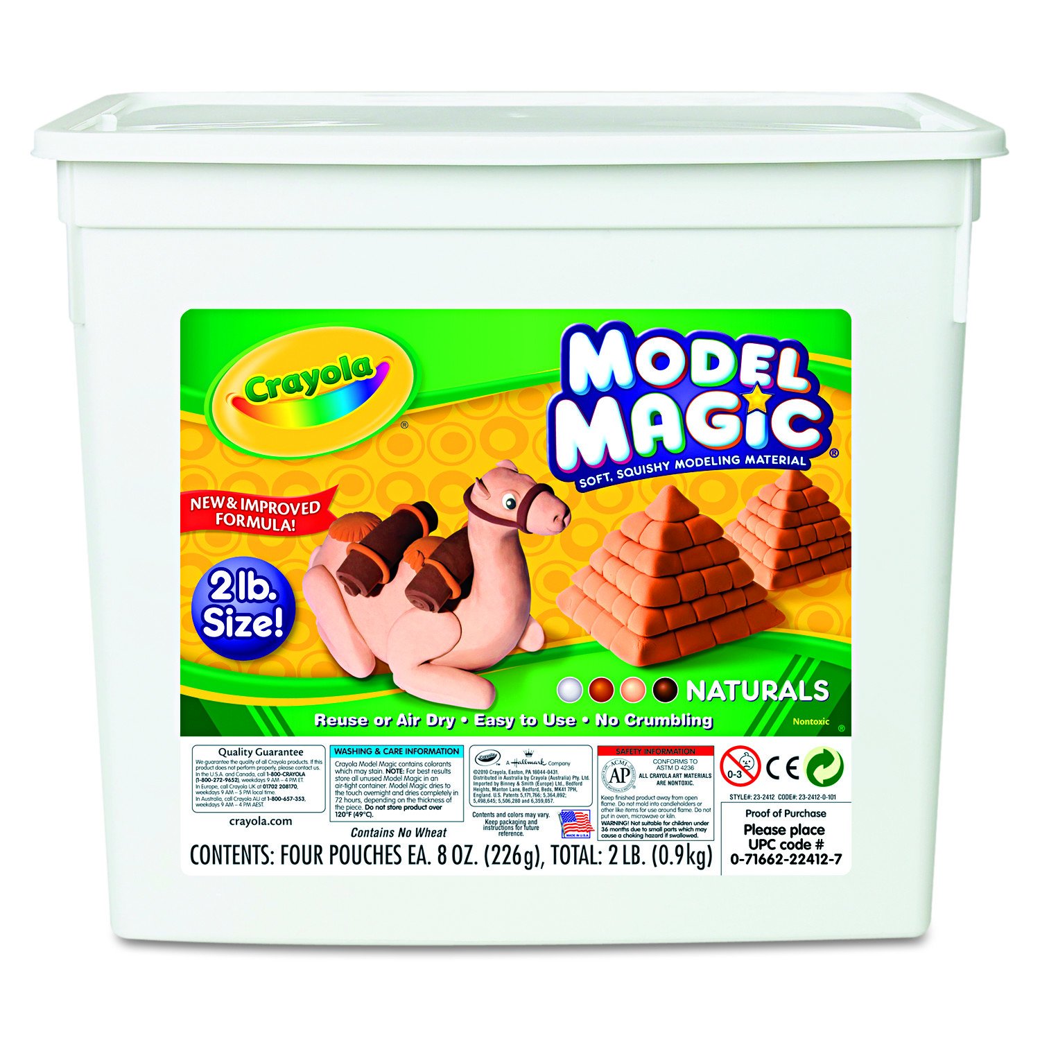 Crayola Model Magic, Clay Alternative, Classpack, 1 oz Packets, 6 lbs