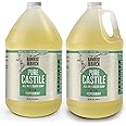 BAMBOO AND BIRCH Pure Castile Soap Liquid Organic, Certified Palm Oil Free Natural Soap, Peppermint, 1 Gallon