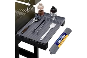 BLUEHOME Silicone Grill Mat Compatible with Blackstone - BBQ Griddle Tools Mat with Drip Pad - Blackstone Grill Accessories Birthday Gift For Men, Grilling Gifts, Husband Dad Gifts for Christmas