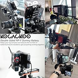 KOCACKOO D-Tap to Double-Sided NP-F550/970/570/770
