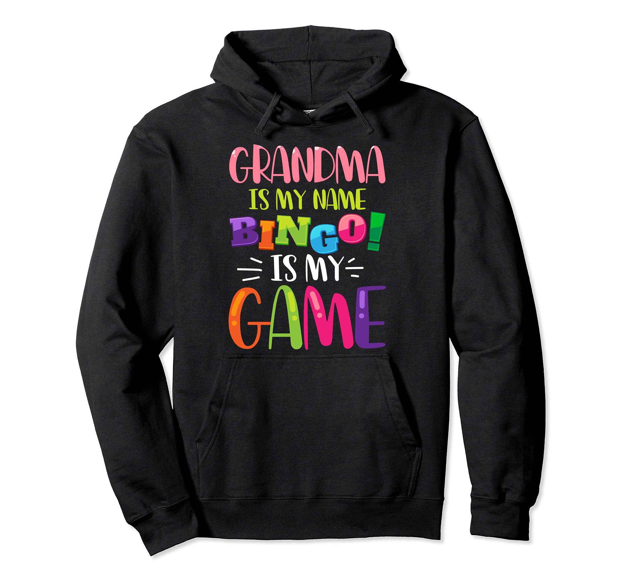 Funny Retired Grandma Lottery Winner Retirement Gift Bingo Pullover Hoodie