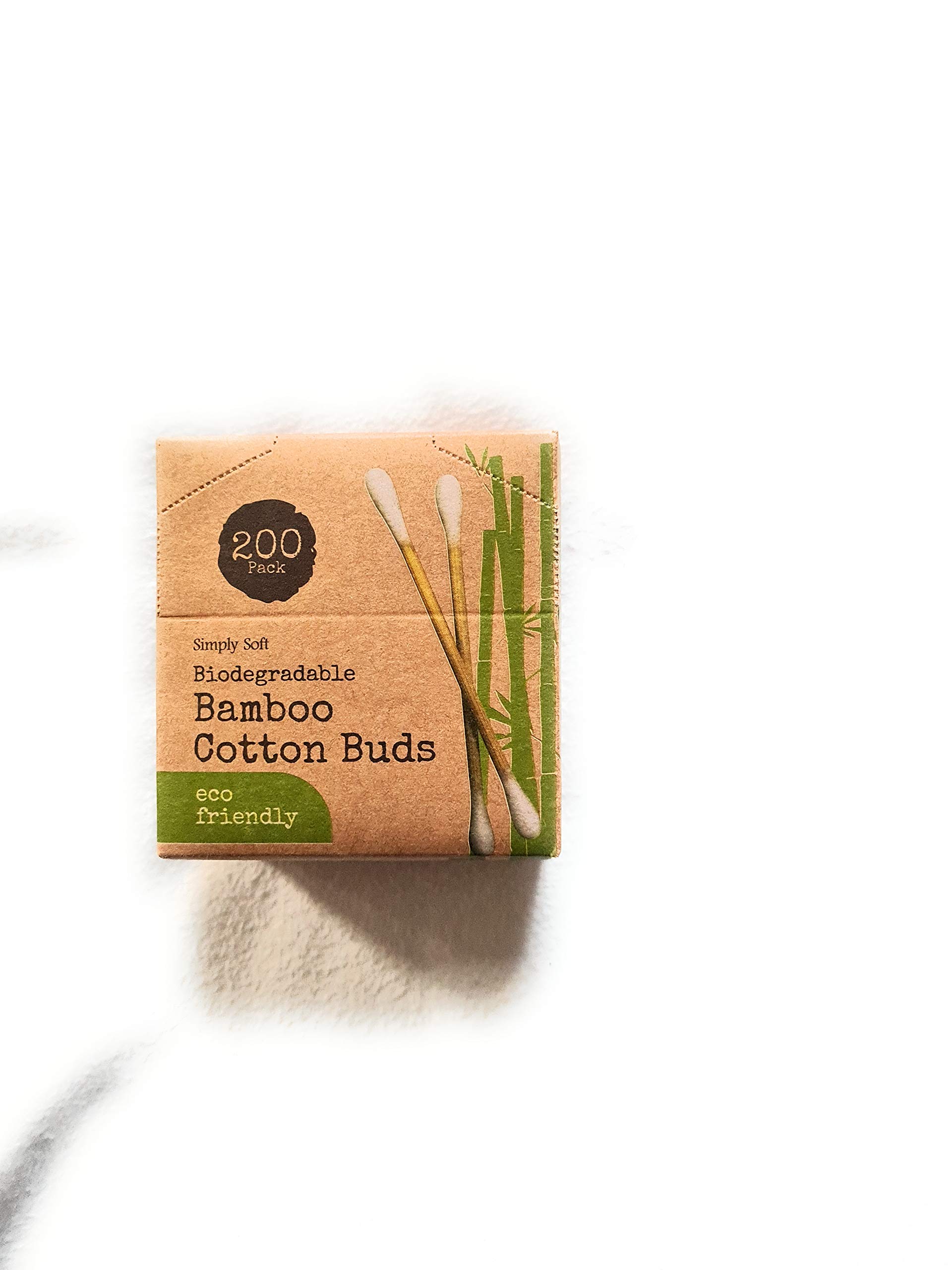 Natural Brown Bamboo Cotton Buds, Pack of 200 - Dual Tipped, Ideal for Home & Personal Care