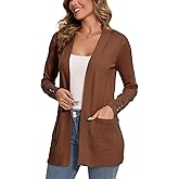 Spicy Sandia Women's Cardigan Sweaters Long Dressy Casual Lightweight Open Front Knit Cardigans for Spring Early Fall