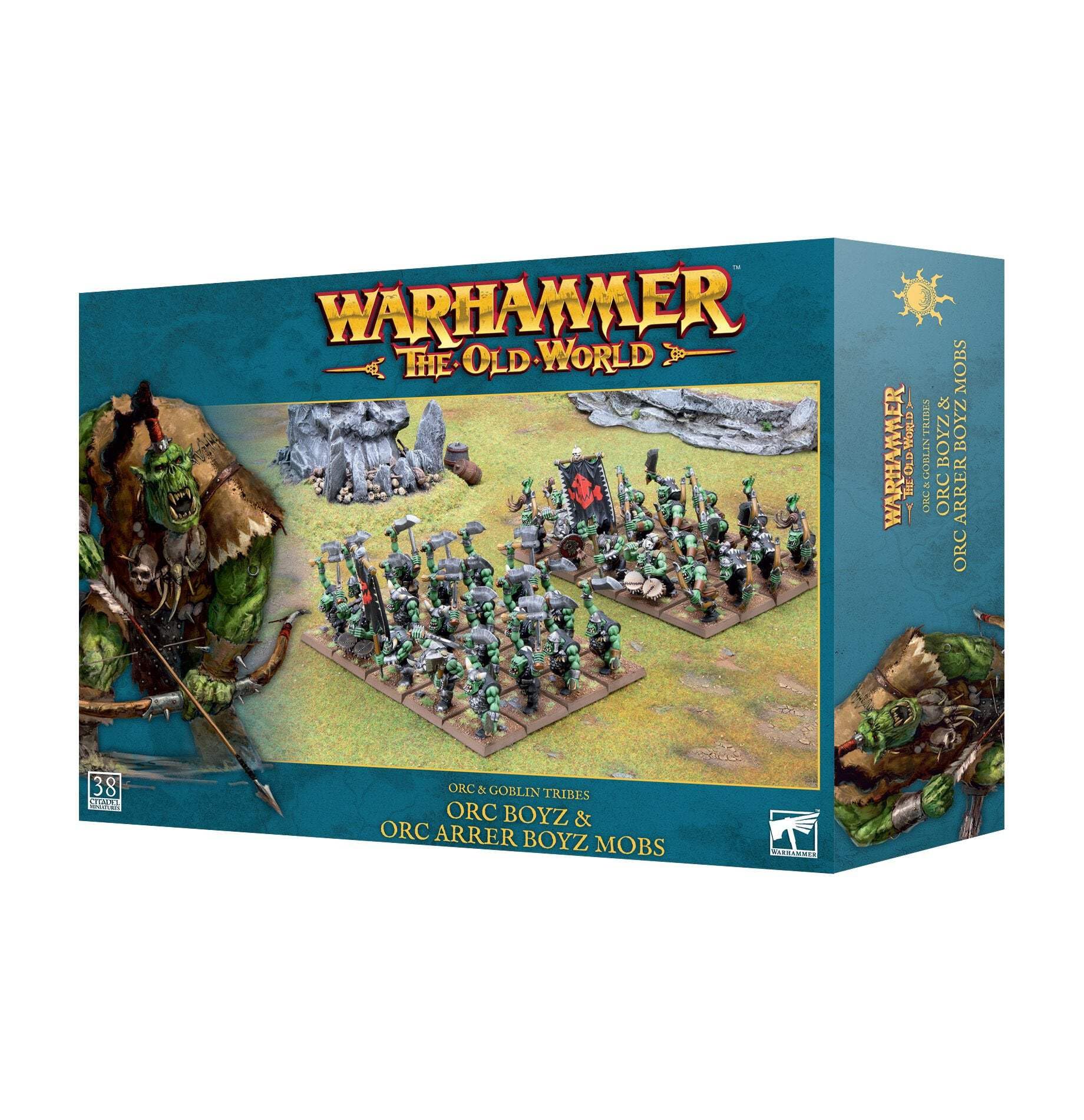 Warhammer Games Workshop The Old World: Orc Boyz & Orc Arrer Boyz Mobs 09-03