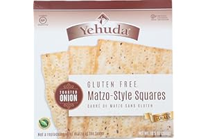 Yehuda Matzo-Style Squares Gluten Free Toasted Onion -- 10.5 oz by Yehuda