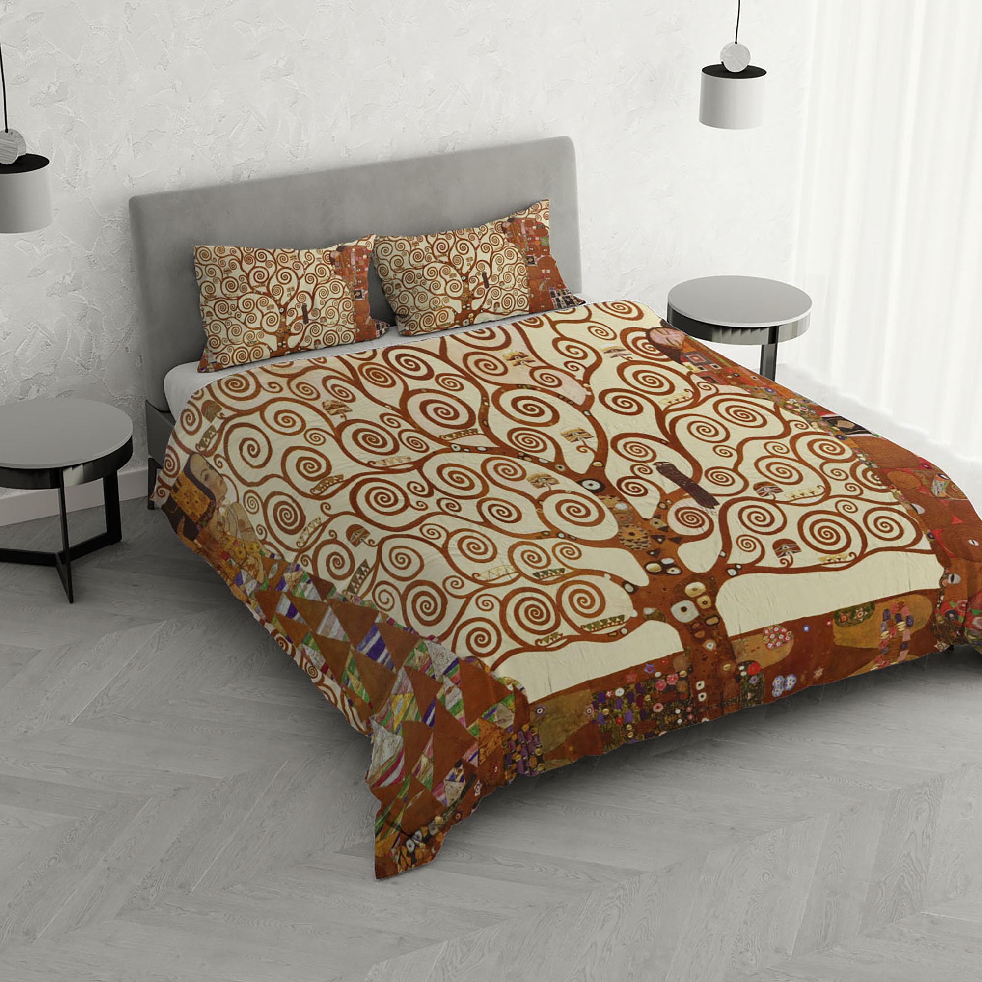 Italian Bed Linen MB HOME ITALY, Arte Duvet Cover Set, AR103, Double