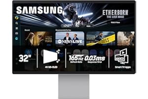 Samsung 32” OLED M9 (M90SF) Smart Monitor with 4K QD-OLED, 165Hz, 0.03ms, Gaming Hub, Samsung Vision AI, 3 Yr Warranty, LS32FM902SNXZA, 2025