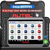 Autel Scanner MaxiCOM MK808S: 2026 Bidirectional Tool as MaxiCheck MX900 MK900BT MK808BT Pro MX808S 808Z, 28+ Service for 200+ Brands, 3000+ Active Test, All System Diagnose, Injector, FCA &amp; SGW OS 11
