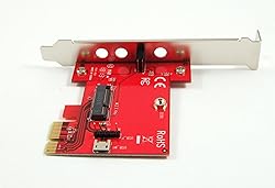 Ableconn PEXM2150E PCI Express x1 Adapter Card with