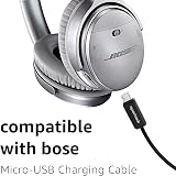 SPARKED Micro USB Cable for Bose QC35 II QC30 QC20 SoundSport Free Headphones view 4