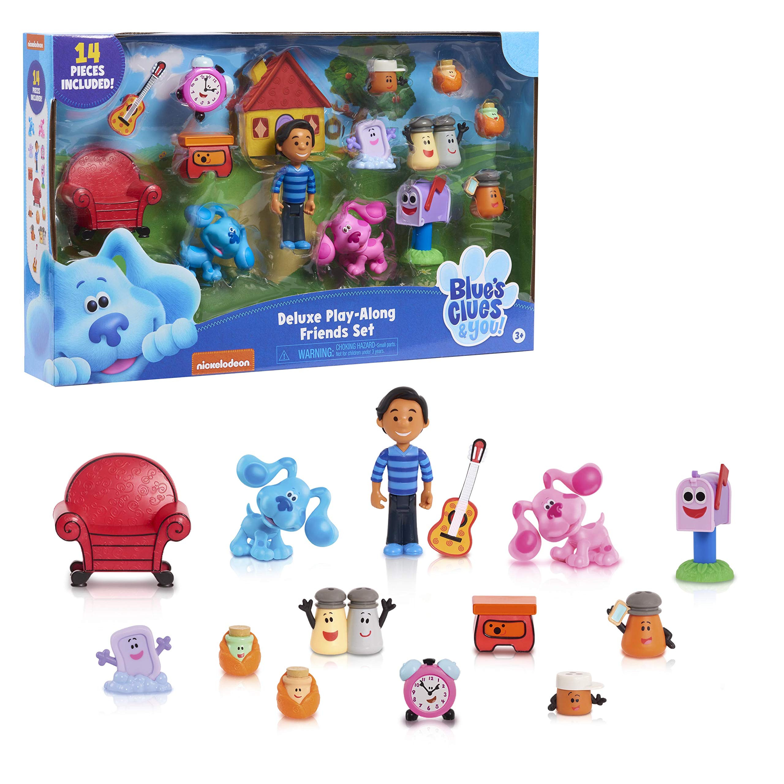 JP Blues Clues & You BLU10000 Blue's Clues & You Deluxe Play-Along Figure Set