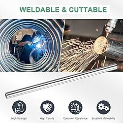 M METERXITY 300mm 304 Stainless Steel Tube, 14mm OD