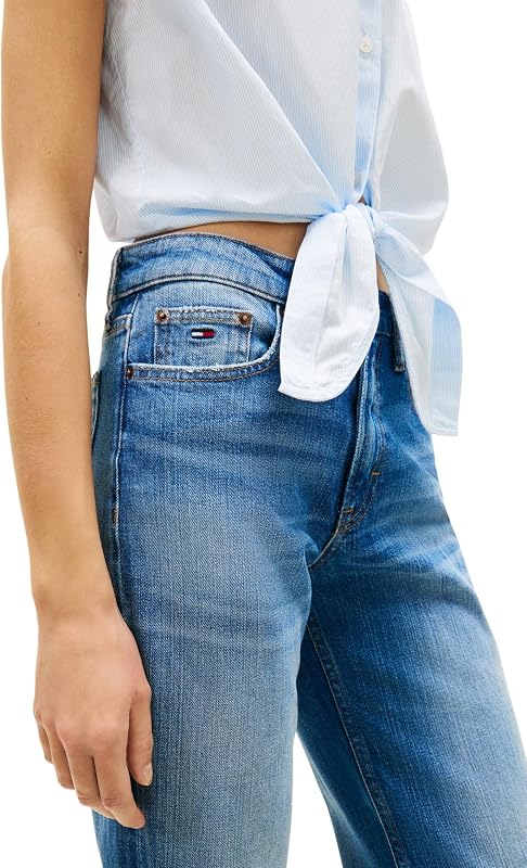 Cleo Mid Bootcut Bj5137 DW0DW22677 Bootcut - Denim (Denim Medium), 31W/34L