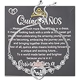 FEELMEM Quinceanera 15 Quince Anos Princess Crown Charm Bracelet Happy 15th Birthday Gift