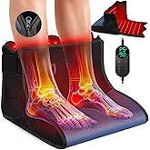 Red Light Therapy for Feet, 180 LEDs Full Coverage Near Infrared Light Therapy Boot with 3 Modes, 10-90 Min Timer, Leather Feet Wrap for Heel, Sole, Plantar Joint Muscle Recovery.